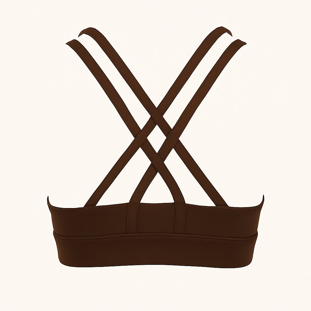 Brassière de sport xCore - Marron