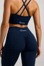 Legging Scrunch - Bleu