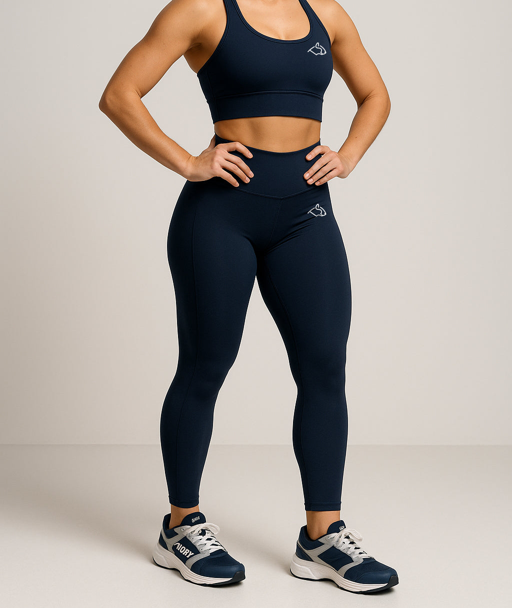 Legging Scrunch - Bleu